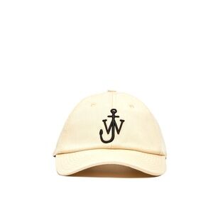 JW Anderson Off-White Unisex Anchor Logo Cotton Cap